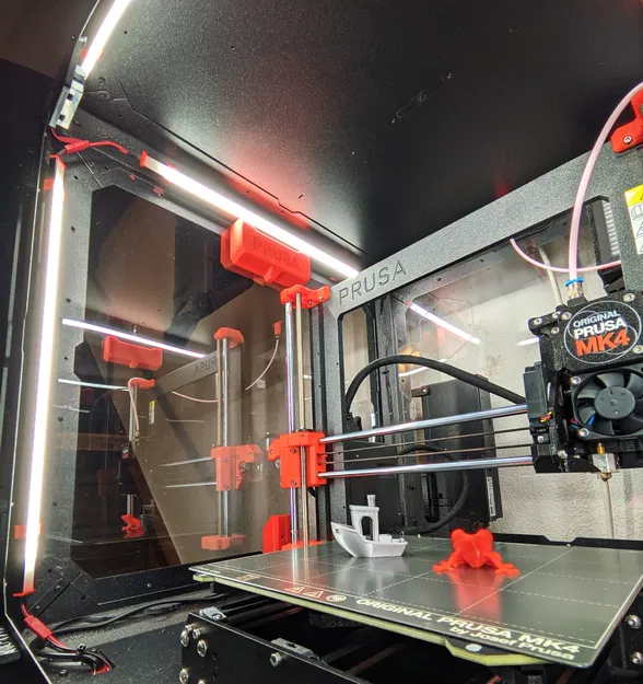 Pát kẹp đèn LED cho Prusa Enclosure gốc - Image 5
