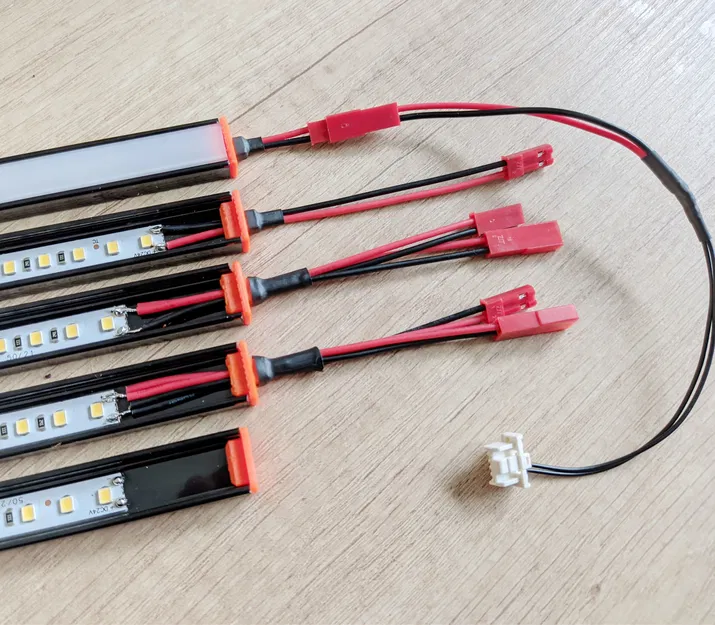 Pát kẹp đèn LED cho Prusa Enclosure gốc - Image 7