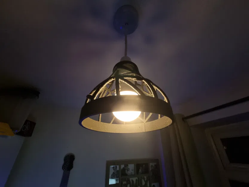 Chao Đèn Trang Trí Họa Tiết Voronoi - Image 4