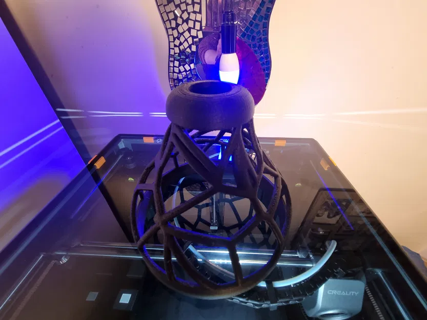 Chao Đèn Trang Trí Họa Tiết Voronoi - Image 5