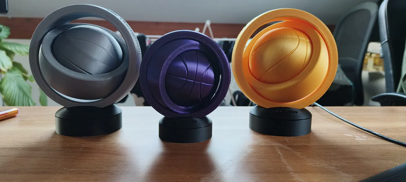 Cúp Bóng Rổ - Chế Từ Đồ Chơi Vòng Xoay - Image 2