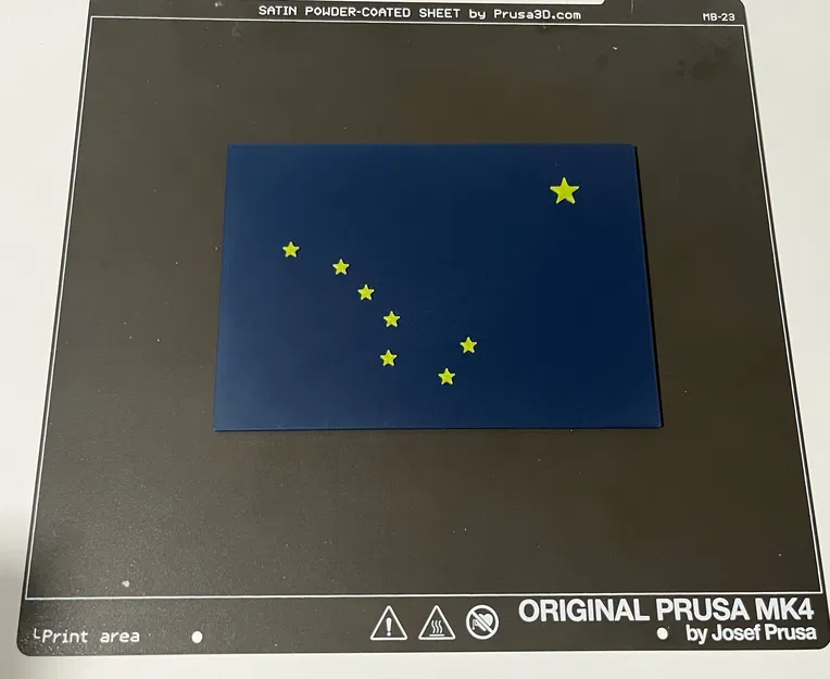 Mô hình cờ Alaska (không cần MMU) - Image 1