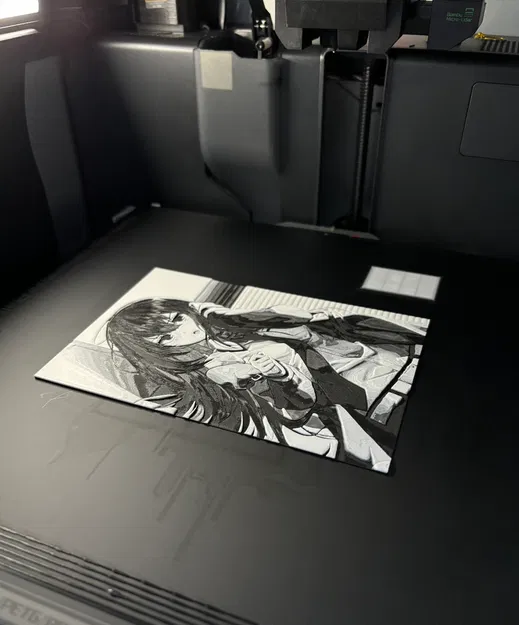 Kurisu Makise (HueForge) - Mô hình in 3D - Image 2