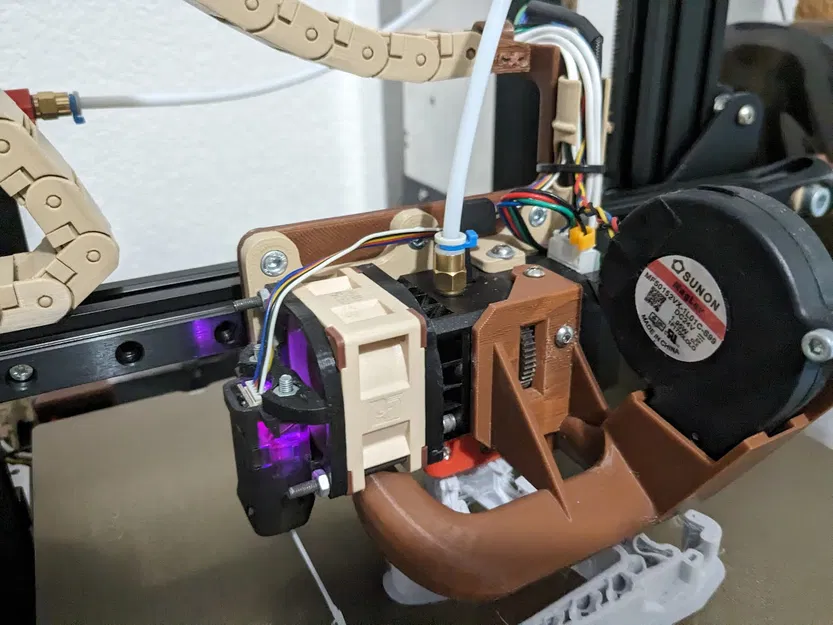 Bộ Gá BIQU H2 - Ray Trượt Tuyến Tính (MGN12H) - Có Dây Xích Kéo và Bản Remixed Không Cần BL Touch - Image 1