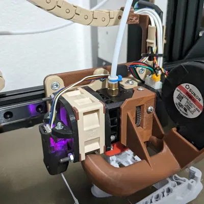 Bộ Gá BIQU H2 - Ray Trượt Tuyến Tính (MGN12H) - Có Dây Xích Kéo và Bản Remixed Không Cần BL Touch