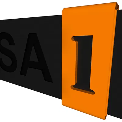 MK3-MK4 Frame device number 1 - Biển số khung máy in