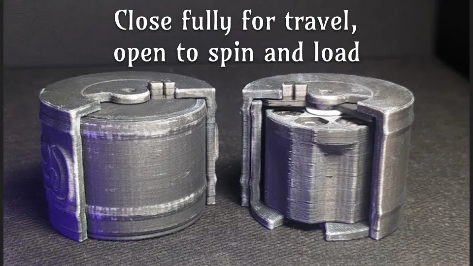 Hộp Đựng Xúc Xắc "Bullet Roller" D6 và Vỏ Xoay - Image 5