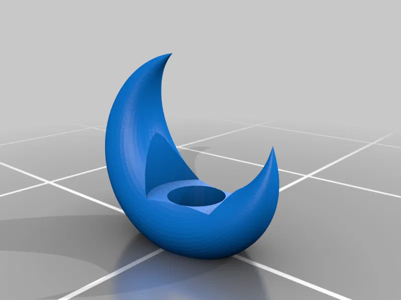 Chân Nến Trụ & Nến Tealight Hình Mặt Trăng - Image 3