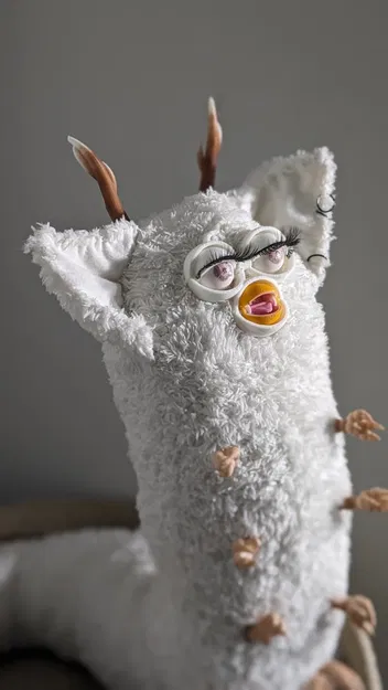 Sừng & Móng Vuốt Wyvern cho Furby Dài - Image 1