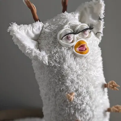 Mặt Nạ Furby Khớp Nối - Vegan - Dễ In