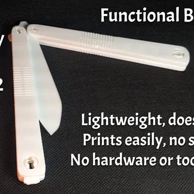 Dao Bướm TF2 Hoạt Động Được - Mô Hình 3D