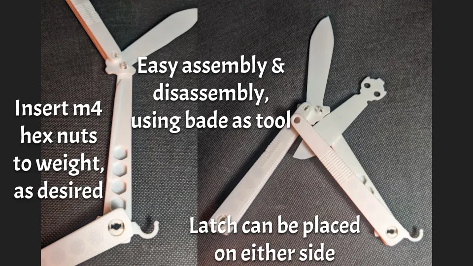 Dao Bướm TF2 Hoạt Động Được - Mô Hình 3D - Image 3