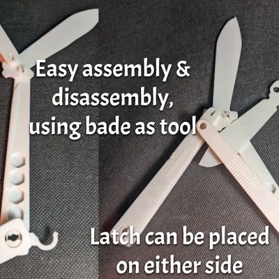 Dao Bướm TF2 Hoạt Động Được - Mô Hình 3D