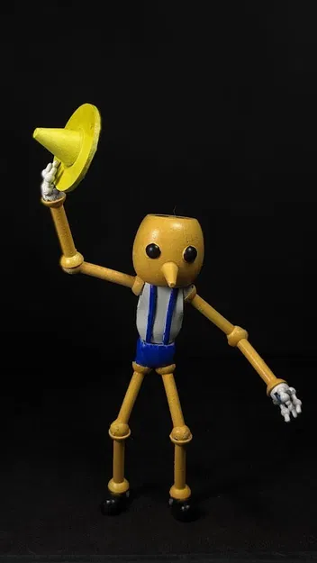 Búp Bê Pinocchio Khớp Bi - Image 2