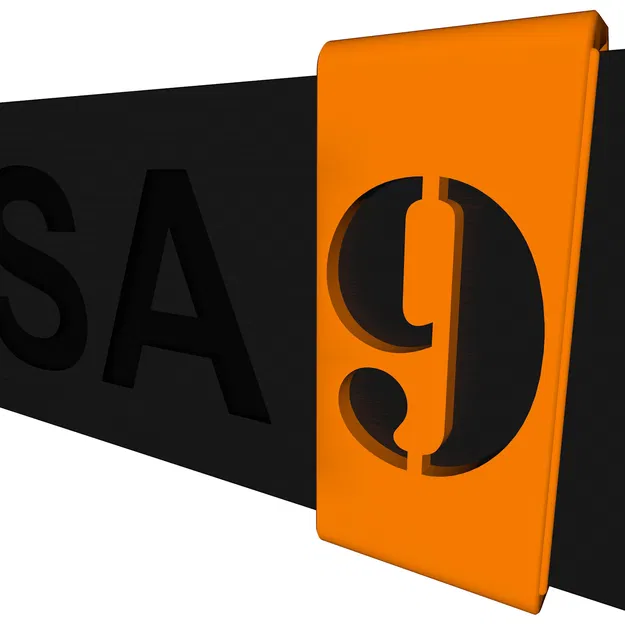 Biển số khung MK3-MK4 số 9 - Image 2