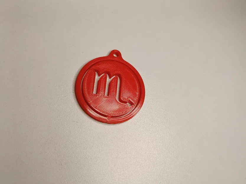 Móc khóa Scorpio xoay được - Image 2