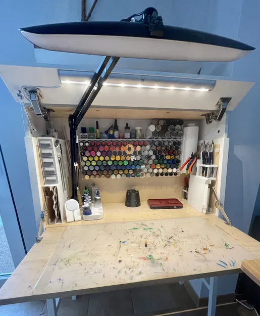 Giá đỡ sơn dạng chai nhỏ giọt treo tường - Image 6