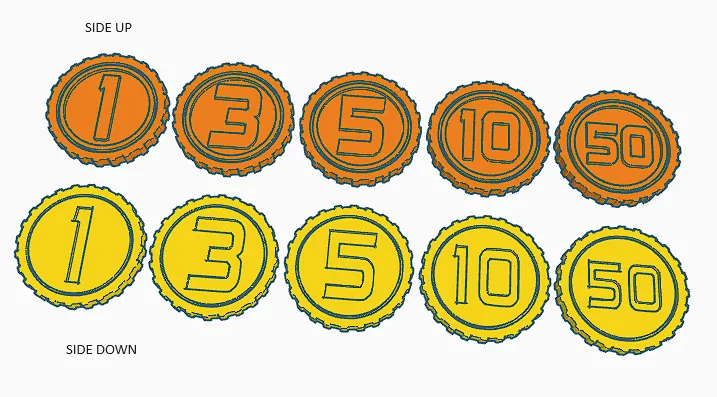 Tiền xu 2 mặt cho Boardgame - Image 1