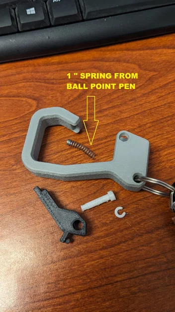 Móc Khóa Carabiner Mini Có Lò Xo - Image 3