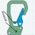 Móc Khóa Carabiner Mini Có Lò Xo - Thumbnail 5