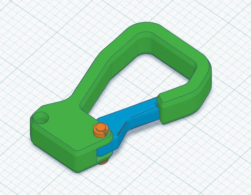 Móc Khóa Carabiner Mini Có Lò Xo - Image 6