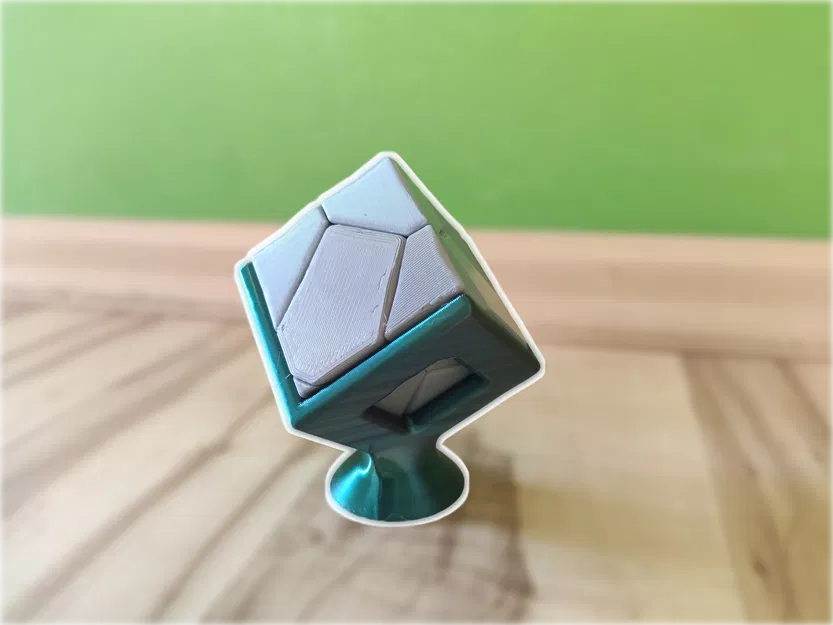 3D-Voronoi Puzzle / Puzzle Đá Cuội + Chân Đế Trưng Bày - Image 2