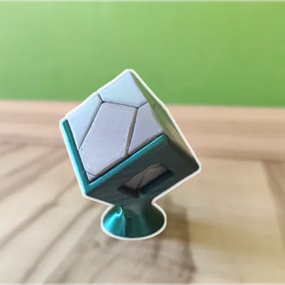 3D-Voronoi Puzzle / Puzzle Đá Cuội + Chân Đế Trưng Bày