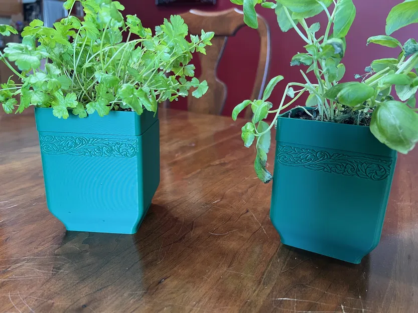 Chậu Trồng Rau Thơm & Cây Mọng Nước Để Bệ Cửa Sổ - Image 5