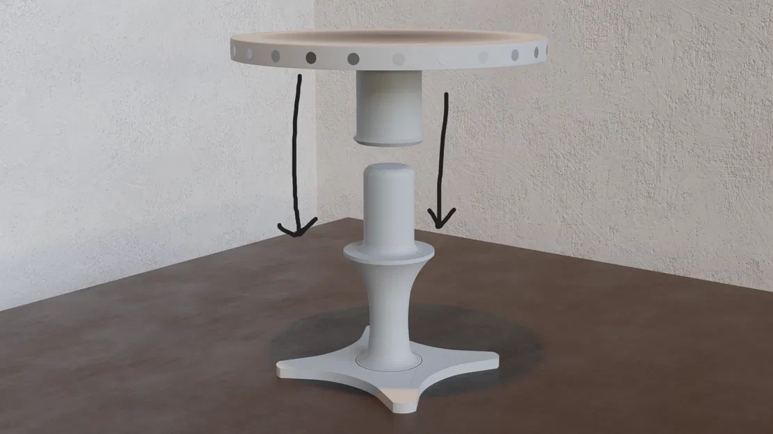 Giá Đựng Dao Kéo Từ Tính Xoay V1.1 - Image 3