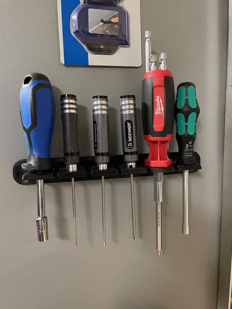 Kệ treo tường đựng tua vít và dụng cụ cầm tay có thể tùy chỉnh - Image 3
