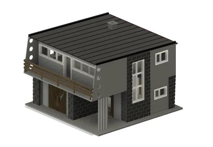 Mô hình Nhà Gia Đình Kiểu V - Šumperák Tỉ lệ HO/H0 và TT - Image 1