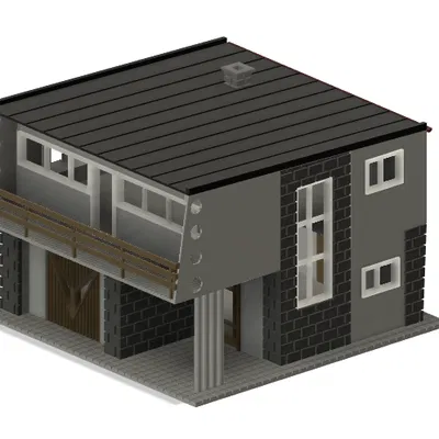 Mô hình Nhà Gia Đình Kiểu V - Šumperák Tỉ lệ HO/H0 và TT