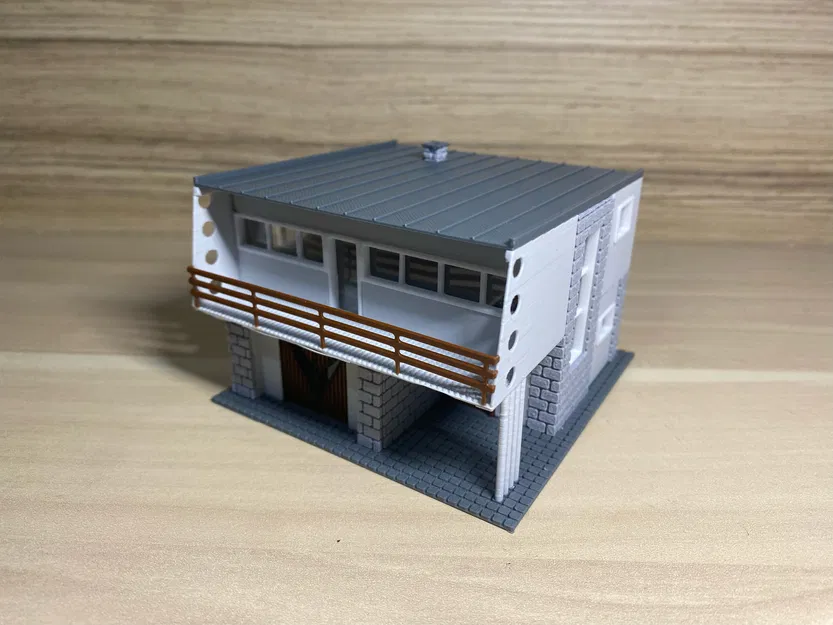 Mô hình Nhà Gia Đình Kiểu V - Šumperák Tỉ lệ HO/H0 và TT - Image 3