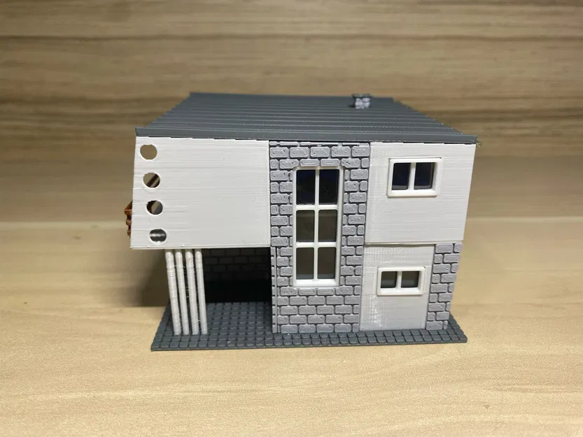 Mô hình Nhà Gia Đình Kiểu V - Šumperák Tỉ lệ HO/H0 và TT - Image 7