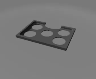 Khuôn giữ miếng da để khắc laser - Image 1