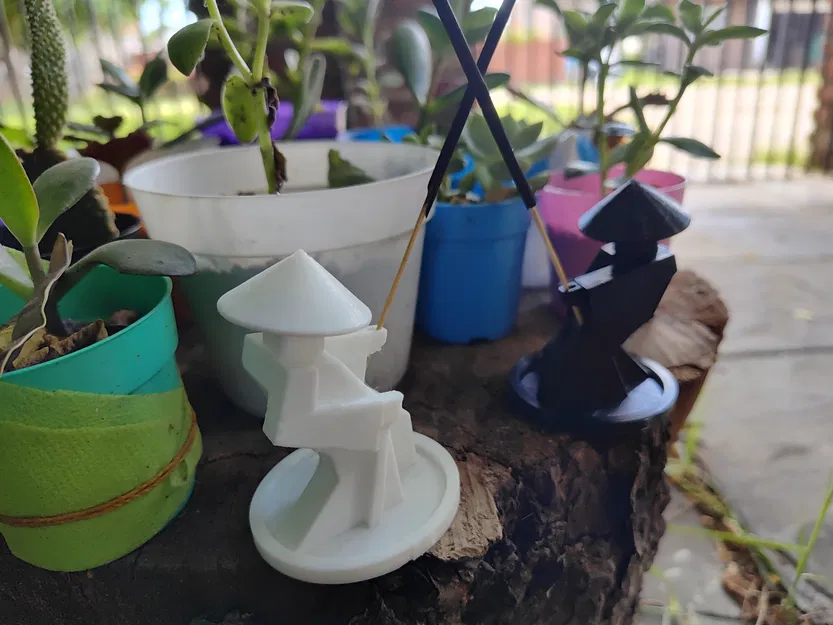 Đế Cắm Nhang Samurai / incense Samurai Holder - Image 3