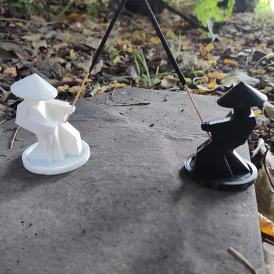 Đế Cắm Nhang Samurai / incense Samurai Holder