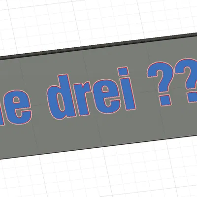 Bảng Tên - Die drei Fragezeichen ???