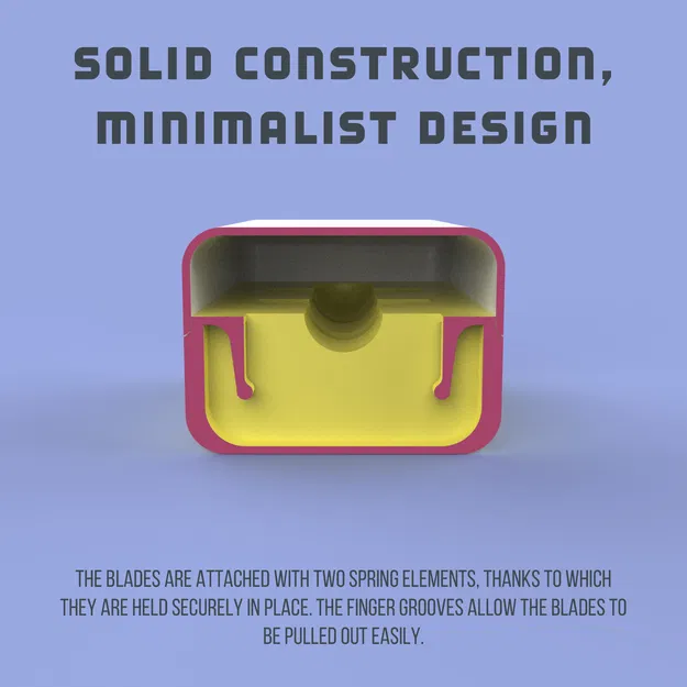 Hộp đựng lưỡi dao cho thợ làm tóc và thợ thú cưng - Image 3