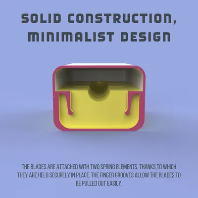 Hộp đựng lưỡi dao cho thợ làm tóc và thợ thú cưng