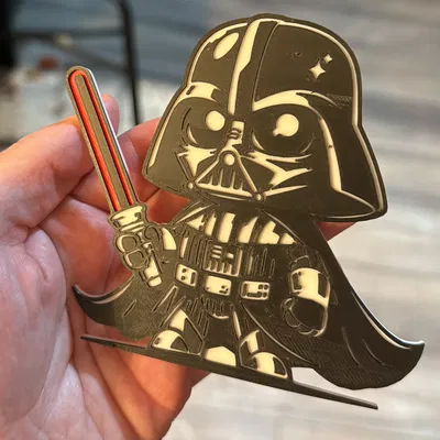 Mô Hình Darth Vader Thiết Kế Phẳng