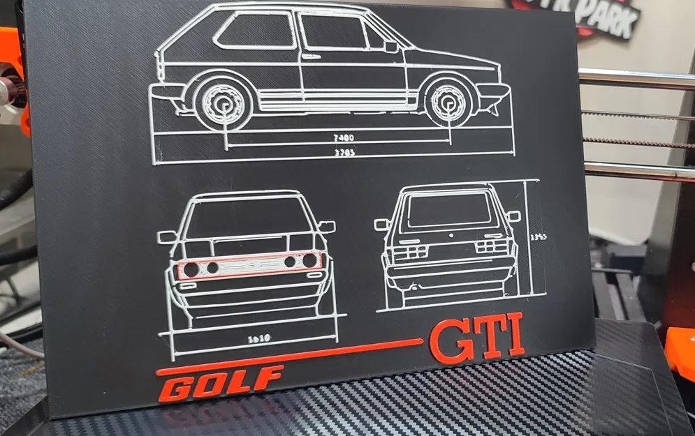 Bản vẽ Kỹ thuật VW Golf GTI MK1 - Image 1