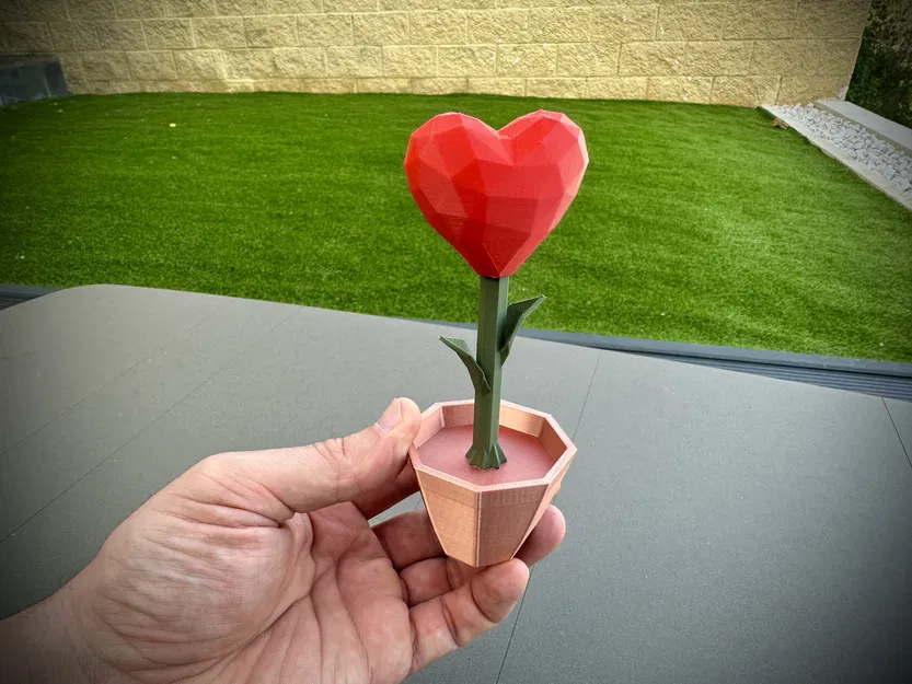 Mô hình 3D Trái Tim Nở Hoa "Heart Blooming" - Image 2