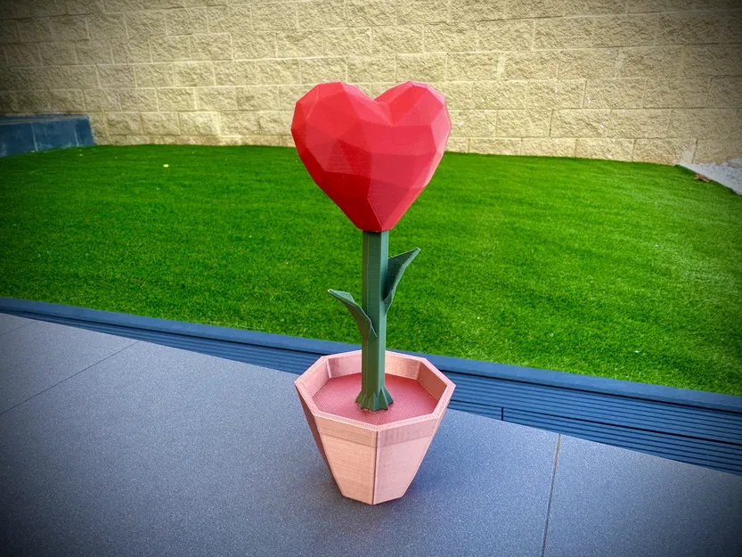 Mô hình 3D Trái Tim Nở Hoa "Heart Blooming" - Image 3