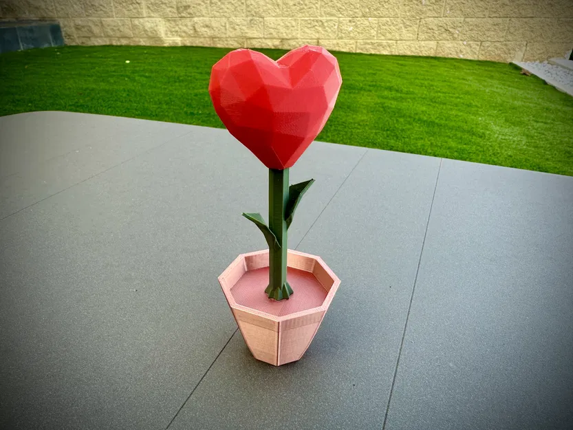 Mô hình 3D Trái Tim Nở Hoa "Heart Blooming" - Image 6