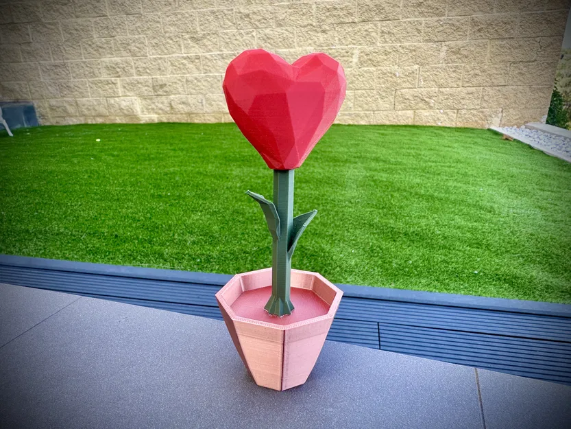 Mô hình 3D Trái Tim Nở Hoa "Heart Blooming" - Image 7