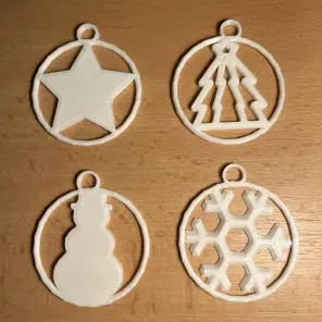 Chai Trang Trí Cây Thông Noel