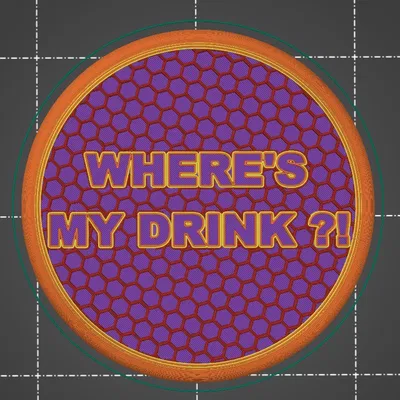 Lót ly "where's my drink"