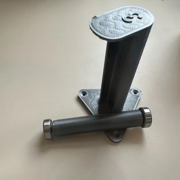 Giá đỡ cuộn dây dài gắn bên hông có bạc đạn - Image 1