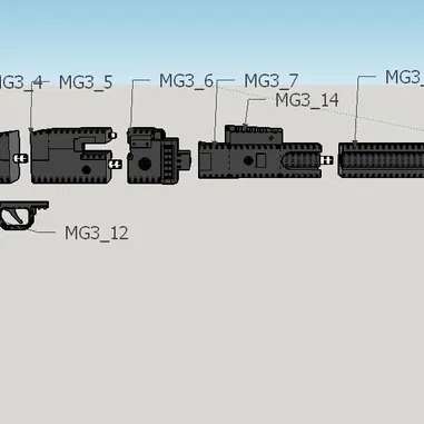 Mô hình MG3 Tỉ Lệ 1:1 Cho Dân Cosplay và Sưu tầm